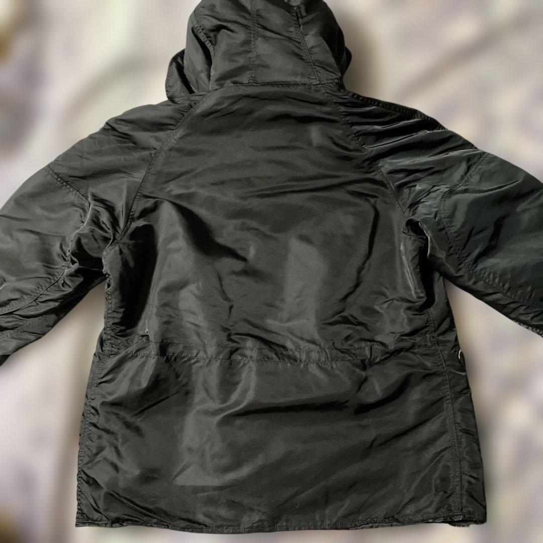 USA製“ALPHA” N-3B パーカー ブラック LARGE USA製“ALPHA” N-3B パーカー ブラック LARGE