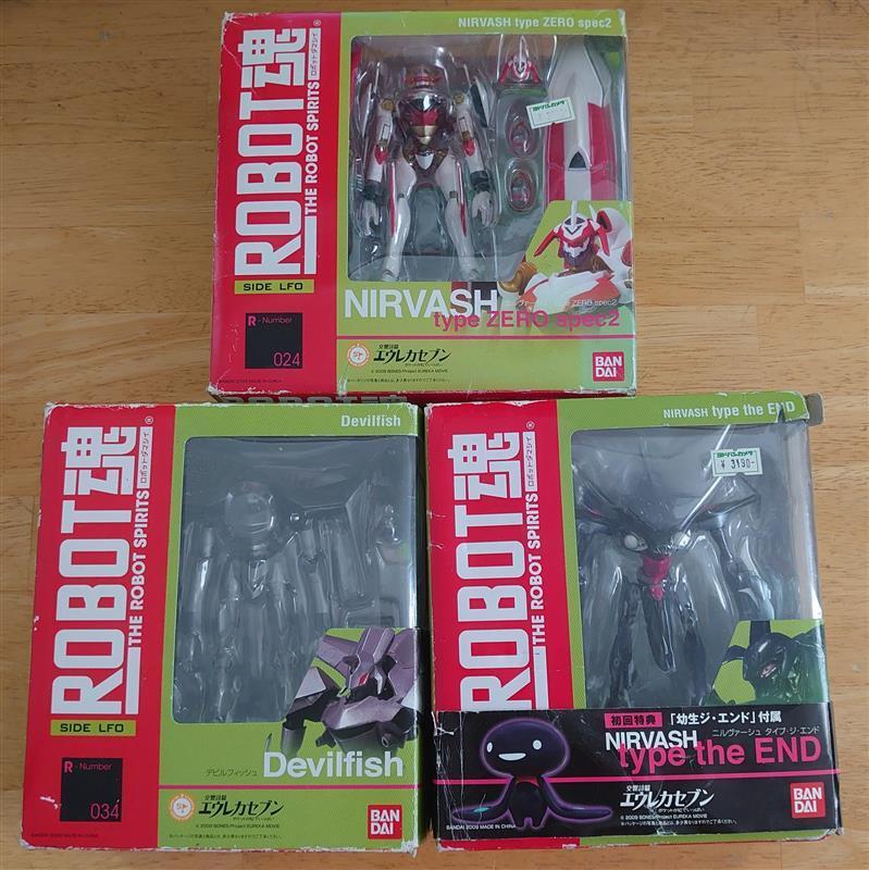 ROBOT魂　エウレカセブン　3点セット