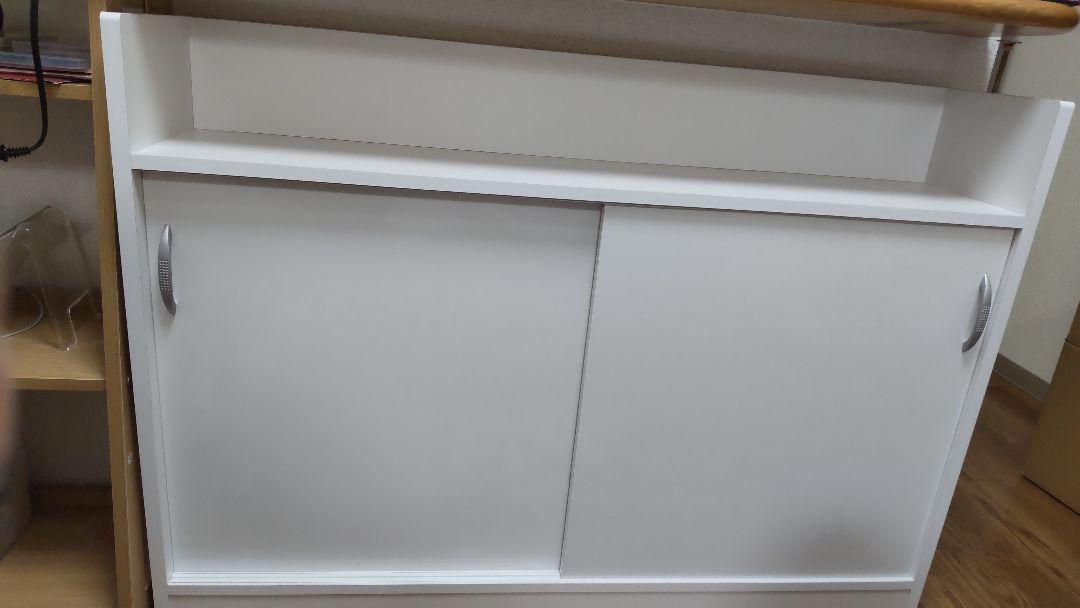 カウンター下収納　引き戸　奥行25cm　日本製