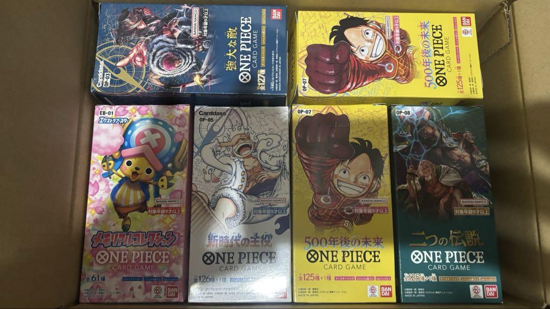 ワンピースカード6BOX 新時代の主役　二つの伝説　500年後の未来　未開封品
