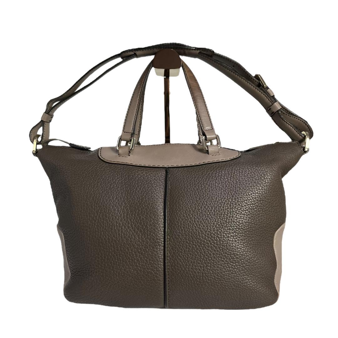 TOD'S トッズ　ショルダーバッグ 2way　トート　レザー　A4 肩掛け