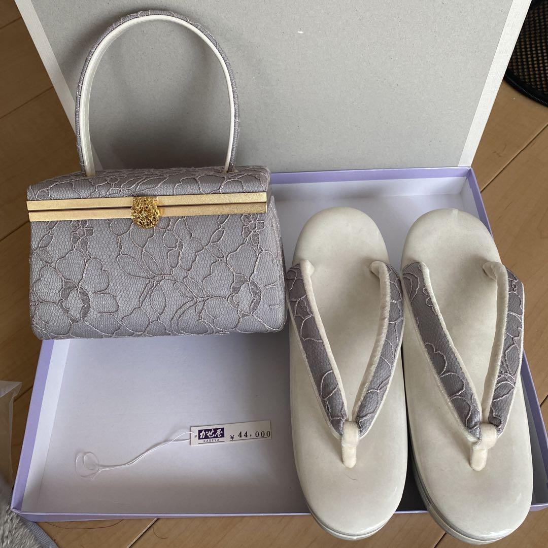成人式   おしゃれバック  厚底草履セット 美品