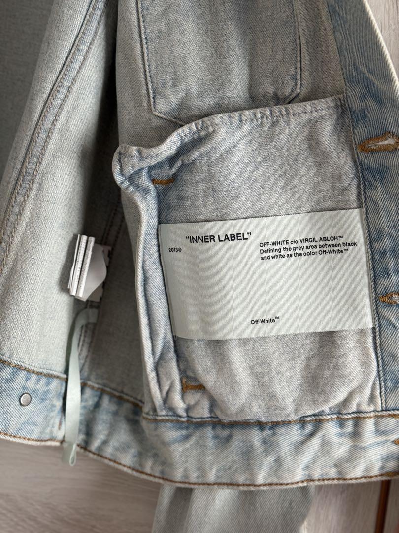 OFF WHITE オフホワイト ライトブルーデニムジャケット Gジャン