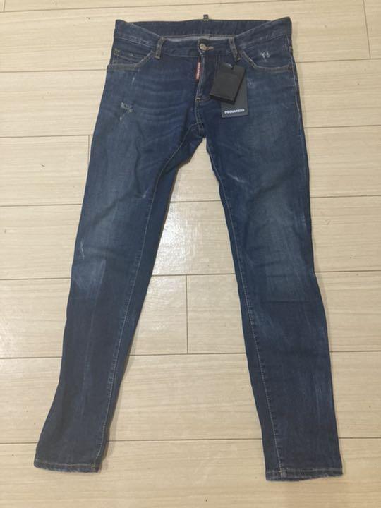 爆買い定番 美品 DSQUARED2 ディースクエアード ストレッチ デニム 42 細身 7v0u8-m64021670226 限定品得価