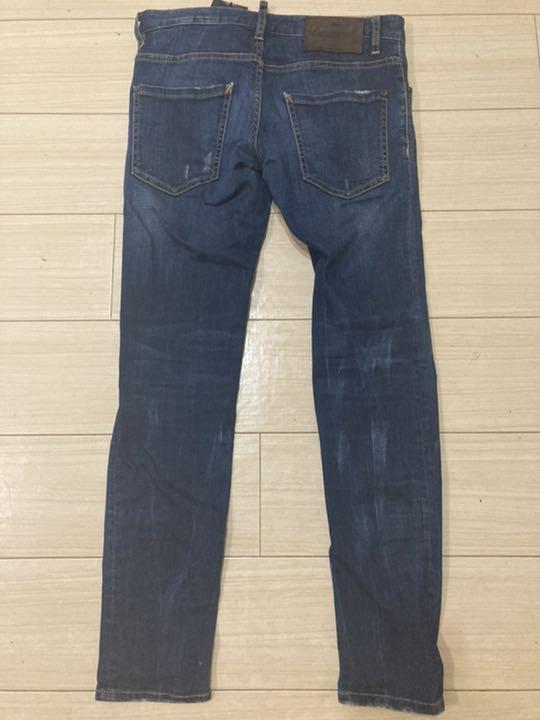 爆買い定番 美品 DSQUARED2 ディースクエアード ストレッチ デニム 42 細身 7v0u8-m64021670226 限定品得価
