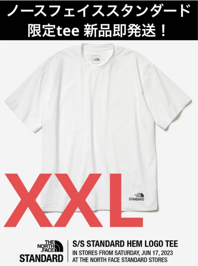 正規品直輸入】 NORTH FACE STANDARD S/S HEM LOGO TEE XXL Tシャツ