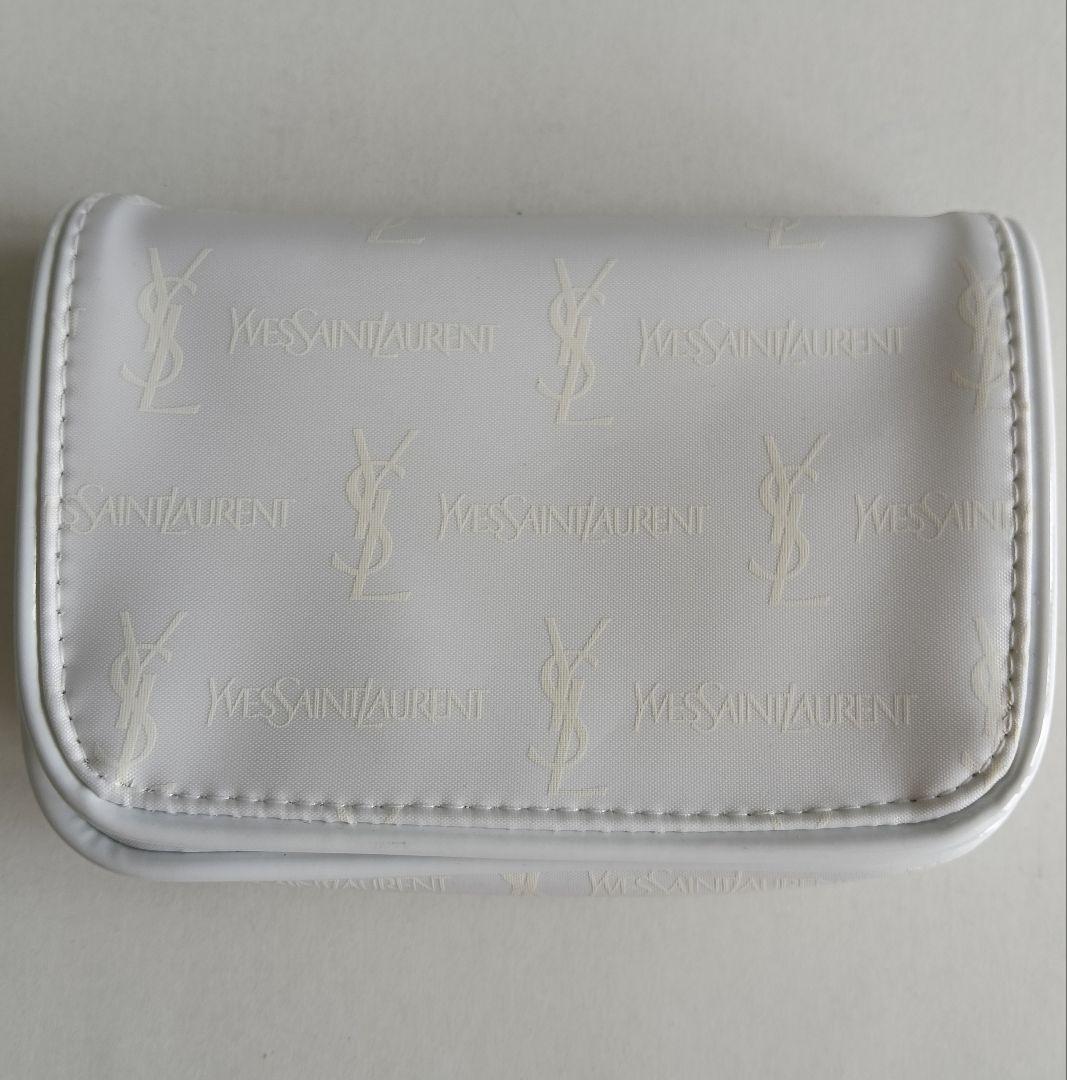 イヴ・サンローラン ヴァニティポーチ　ミラーセット YSL イヴ・サンローラン ポーチ ミラー セット - メルカリ