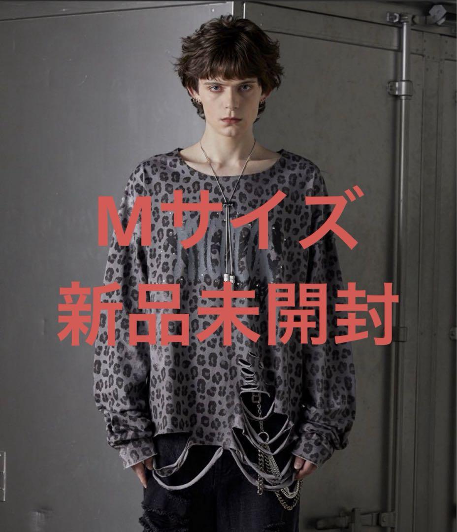 GRANCY】Patterned All Over Rhinestone Graphic Longsleeve