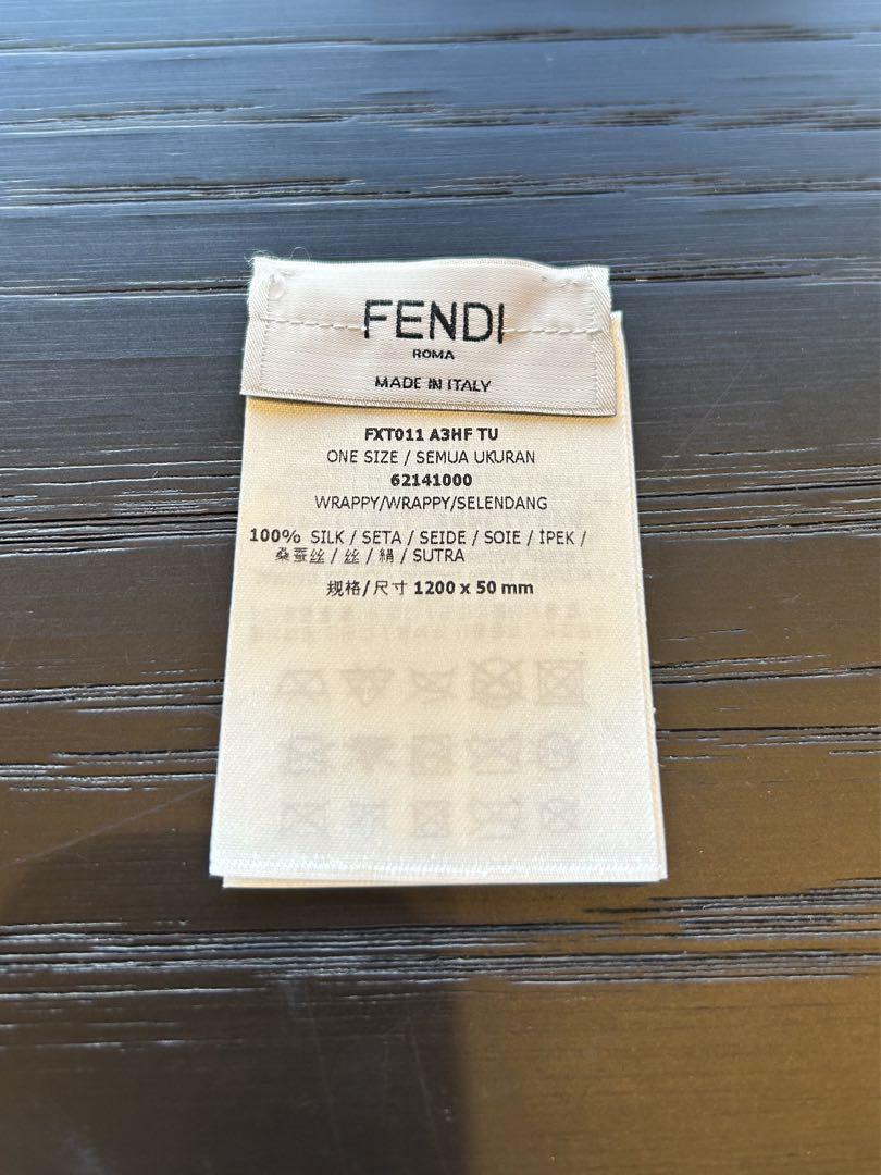 フェンディ FENDI ラッピー 2本セット スカーフ ロゴ FF 【１着でも