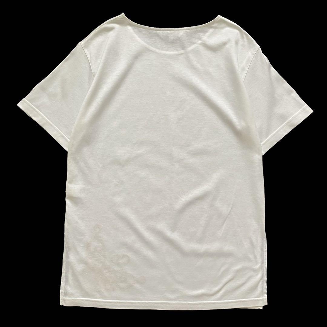 美品 Christian Dior クリスチャンディオール ロゴ 刺繍 Tシャツ