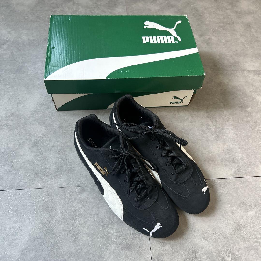 【箱付き美品❗️】puma speed cat og ブラック26.5