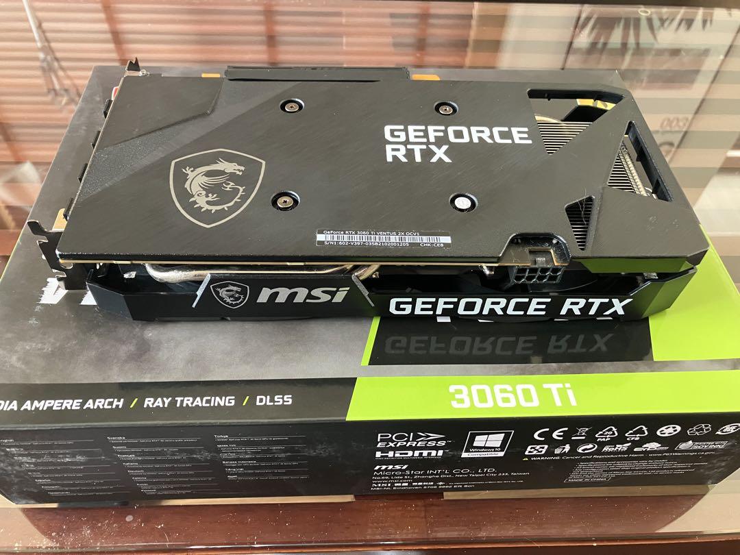 グラフィックボード・グラボ・ビデオカード MSI GeForce RTX3060Ti Ventus 2X OCV1