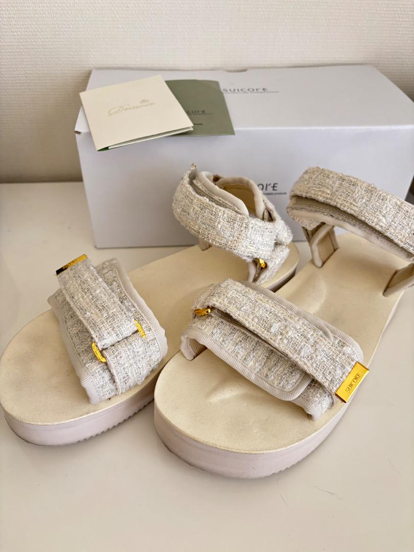 SUICOKE x Drawer ドゥロワー別注 ツイードサンダル