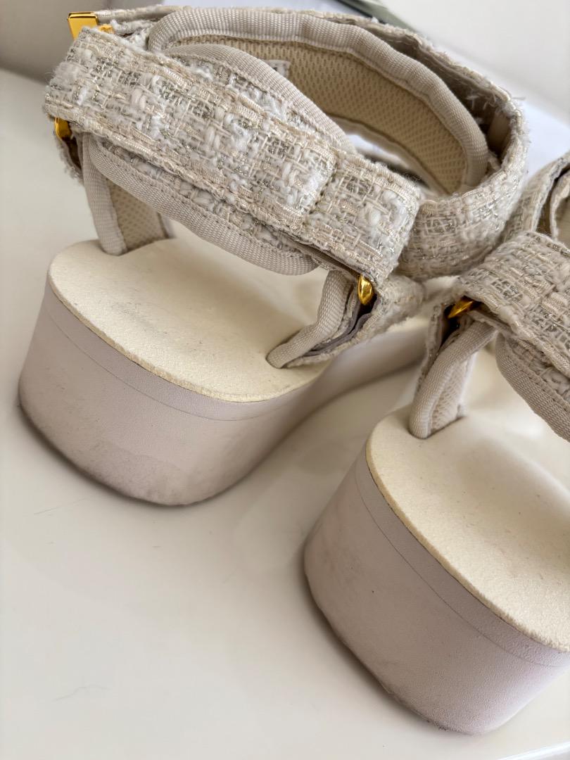 SUICOKE x Drawer ドゥロワー別注 ツイードサンダル