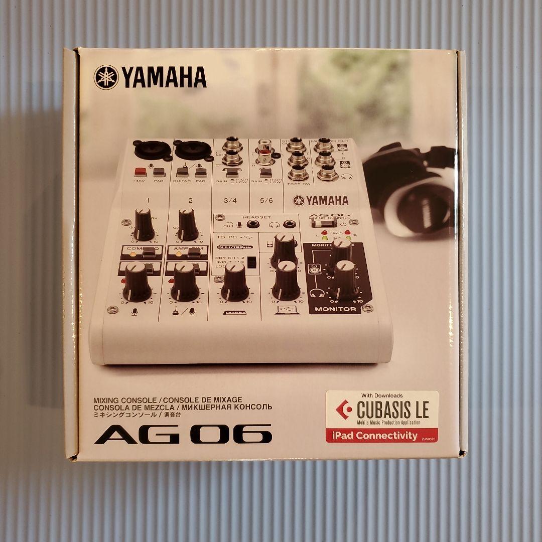 YAMAHA AG06 ウェブキャスティングミキサー（新品・未使用）