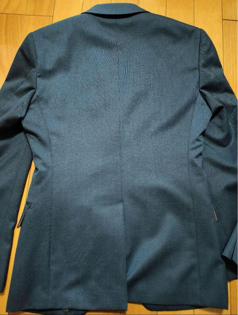 美品)3Pスリーピース スーツ ネイビー