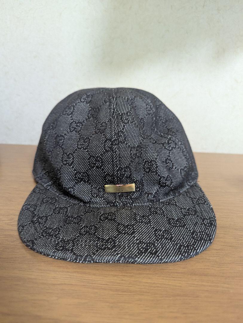 【GUCCI】グッチGG柄ベースボールキャップL