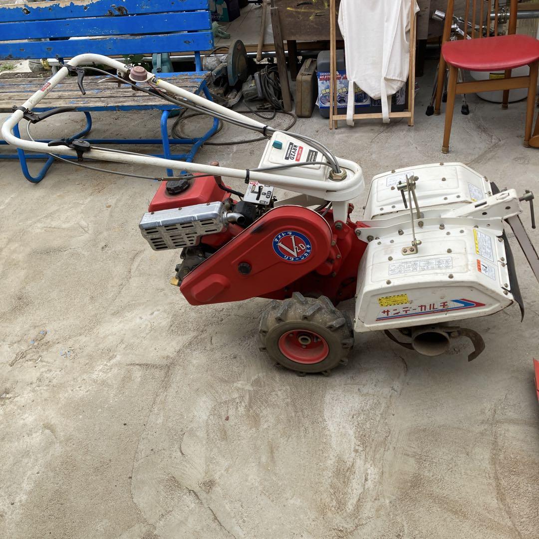 引き取り限定 マメトラ MRV2D 各種オプションセット 動作品 耕運機