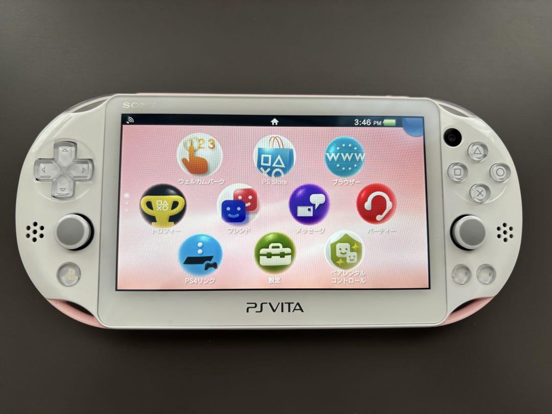美品 SONY PS Vita 本体 メモリーカード付き ライトピンク