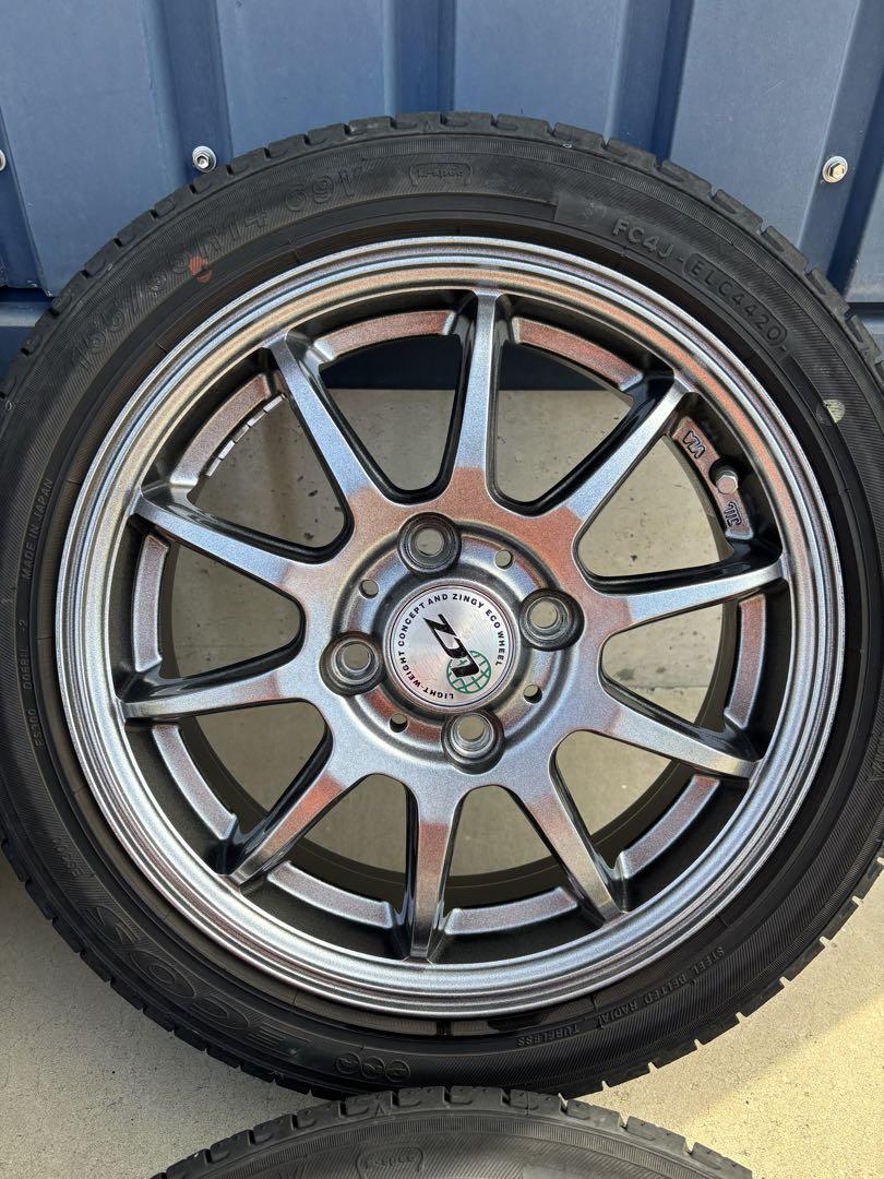 LCZ タイヤ・ホイール　4本セット　送料込み　155/55R14 軽自動車