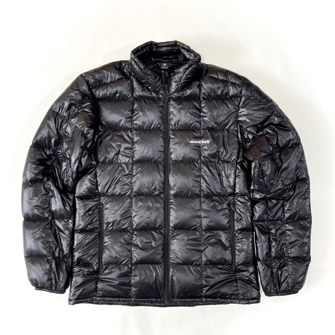 モンベル スペリオダウンジャケット アウター アウトドア キャンプ ブラック L
