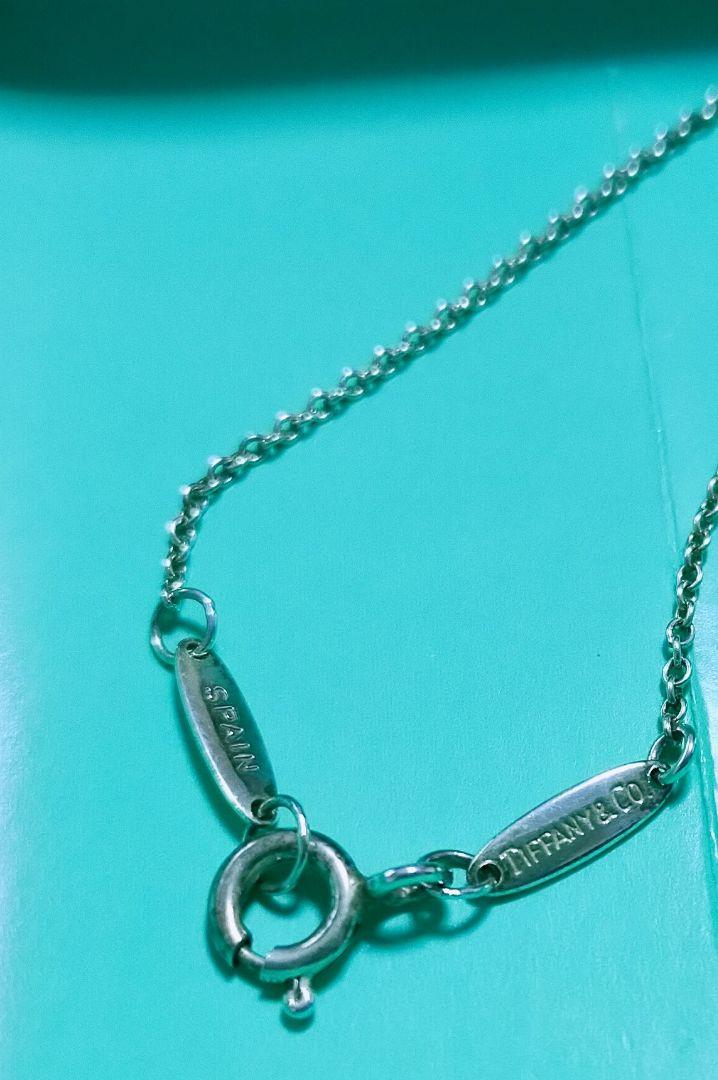 ティファニー　ネックレス　
     silver＆1Pメレダイヤ