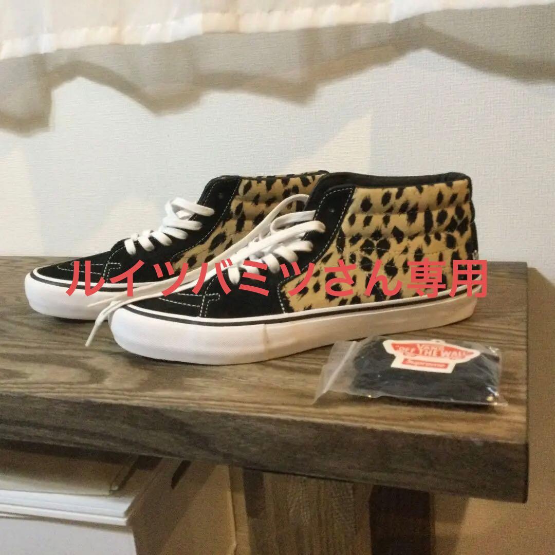 21年新作 Supreme 29cm Leopard Mid Sk8 Vans スニーカー Ultimateworkout Com