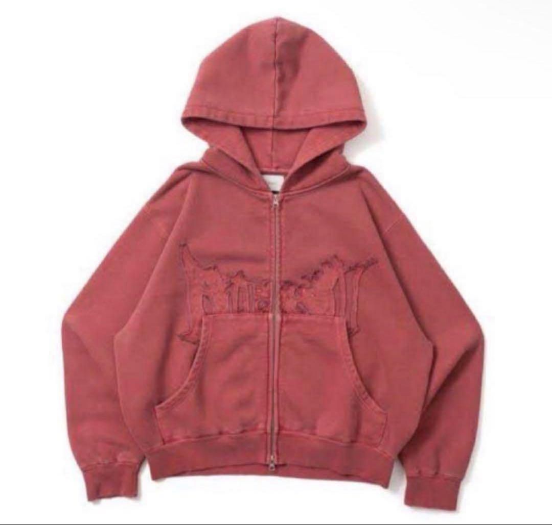 BLESS U ジップパーカー　ブレスユー　blessu レッド