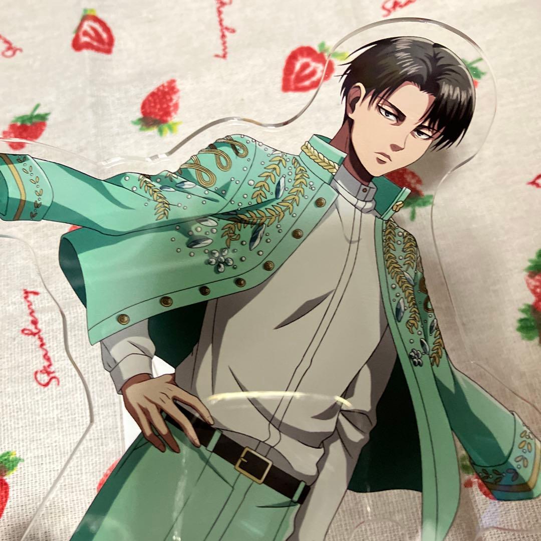 進撃の巨人　リヴァイ　 エスクリ　ビッグアクリルスタンド 進撃の巨人 リヴァイ エスクリ ビッグアクスタ - メルカリ