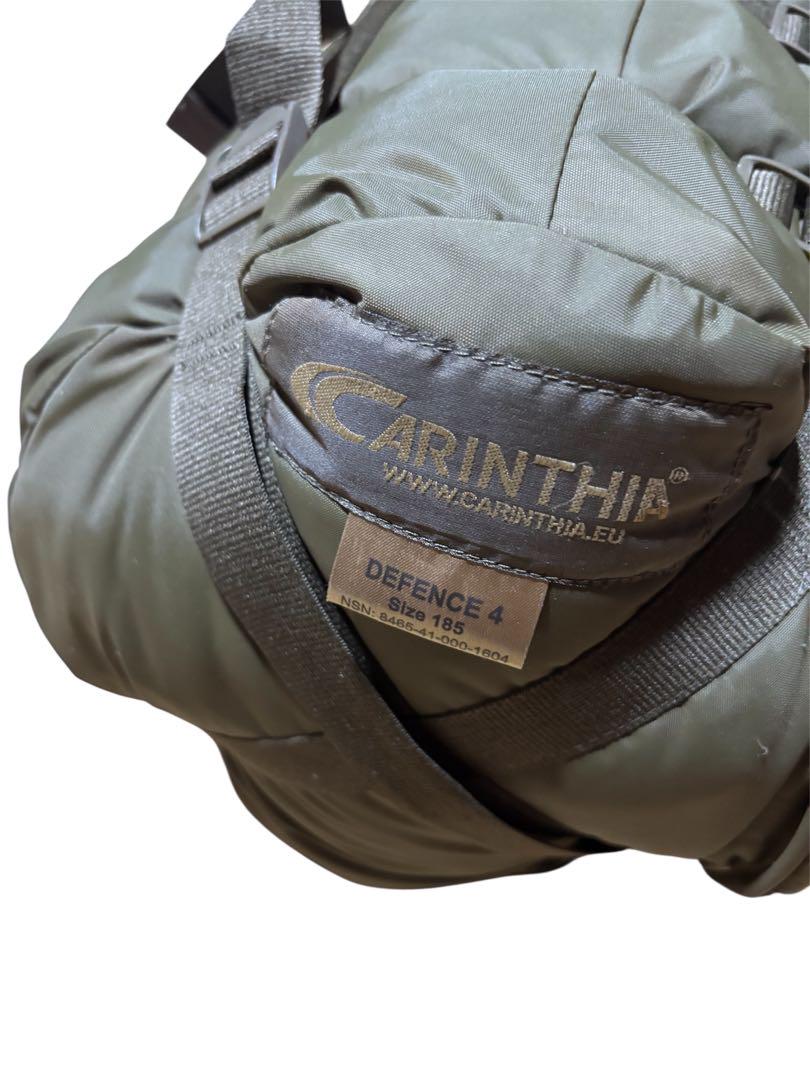 美品」CARINTHIA DEFENCE 4 寝袋 185cm ダークグリーン - メルカリ