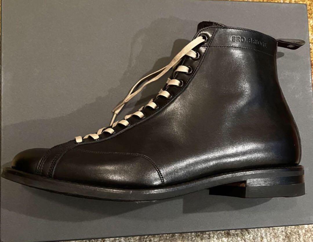 Brother bridge Henry ビンテージブラックカーフ 黒 8.5