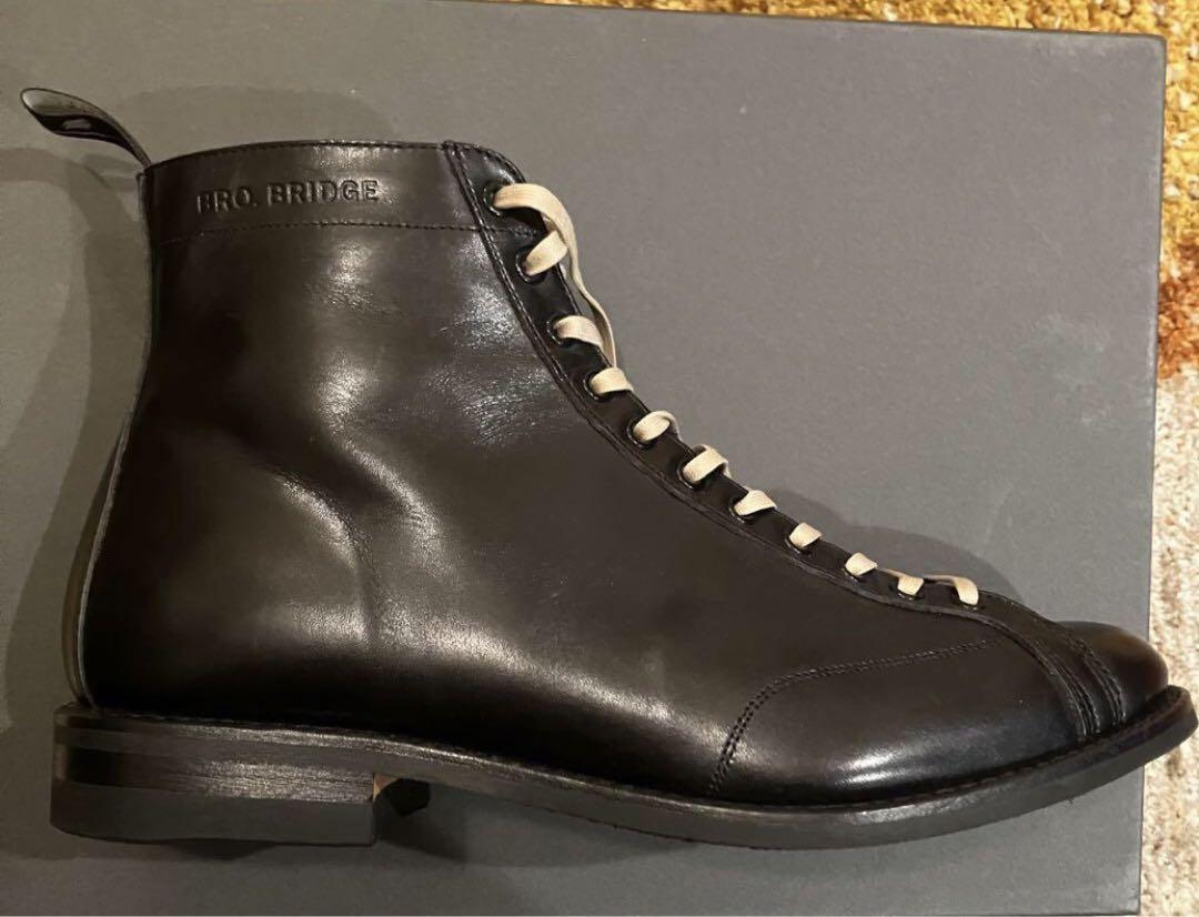 Brother bridge Henry ビンテージブラックカーフ 黒 8.5