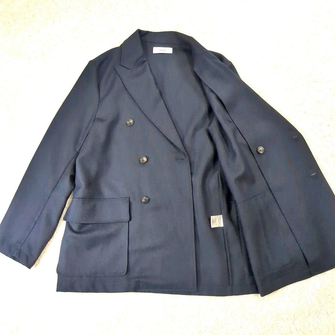 美品 marka 22AW W.B SHIRT JACKET ダブル ジャケット
