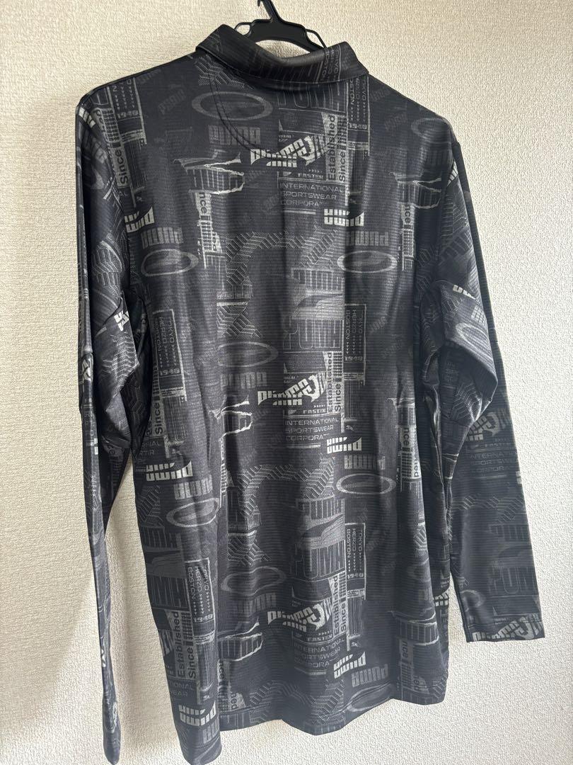 PUMA 長袖ポロシャツ Lサイズ ブラック