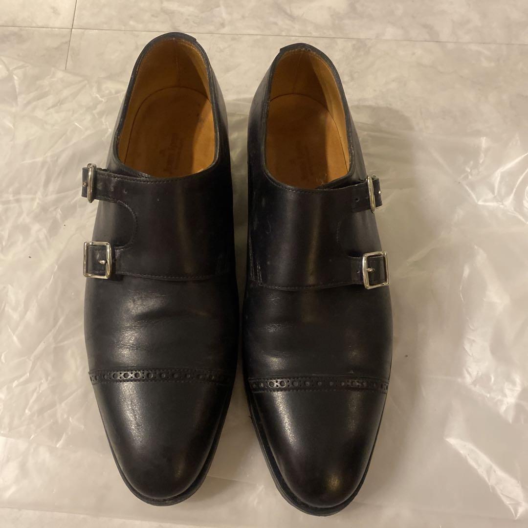 JOHN LOBB ジョンロブ ダブルモンク 革靴 ドレスシューズ ブラック
