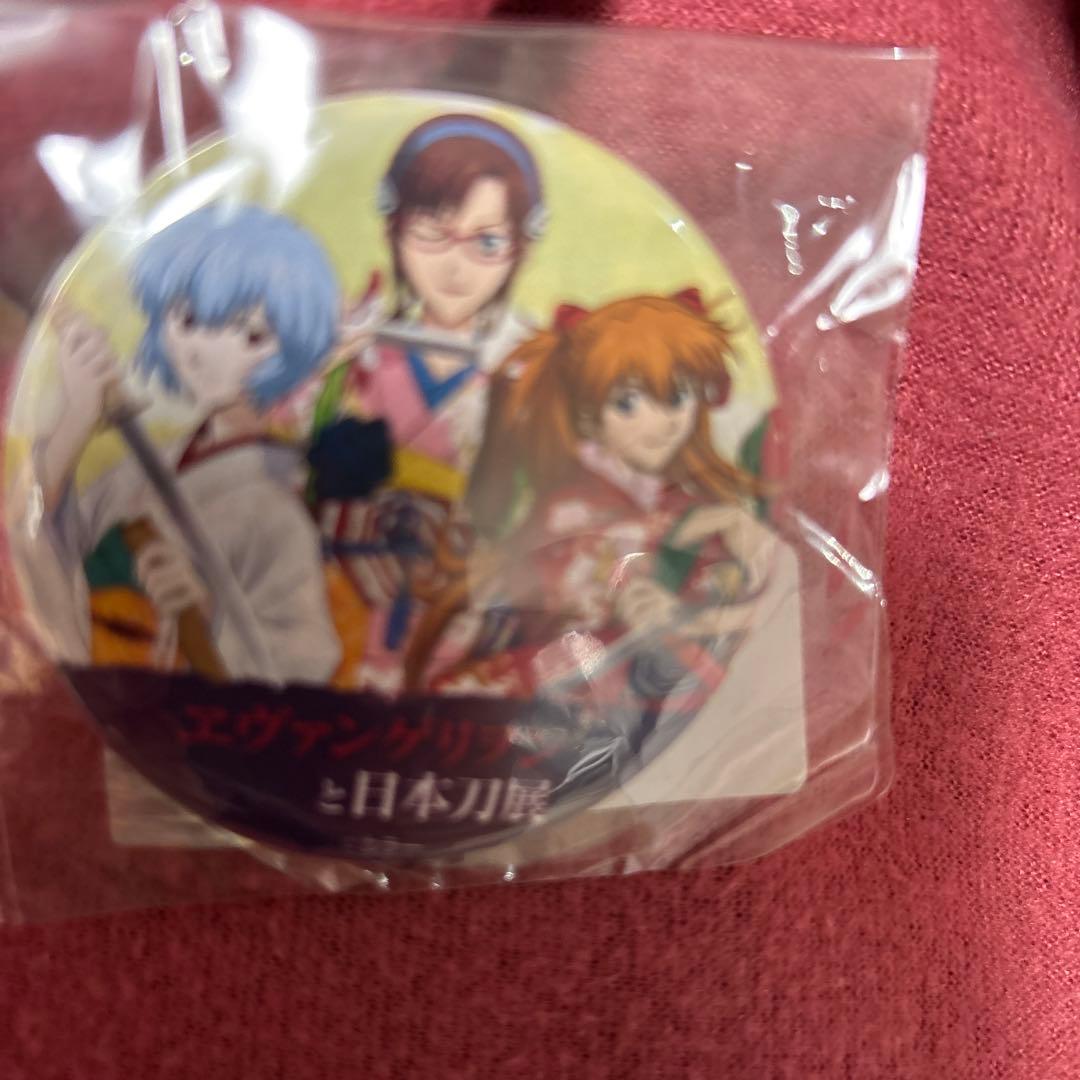 エヴァンゲリヲンと日本刀展缶バッジ