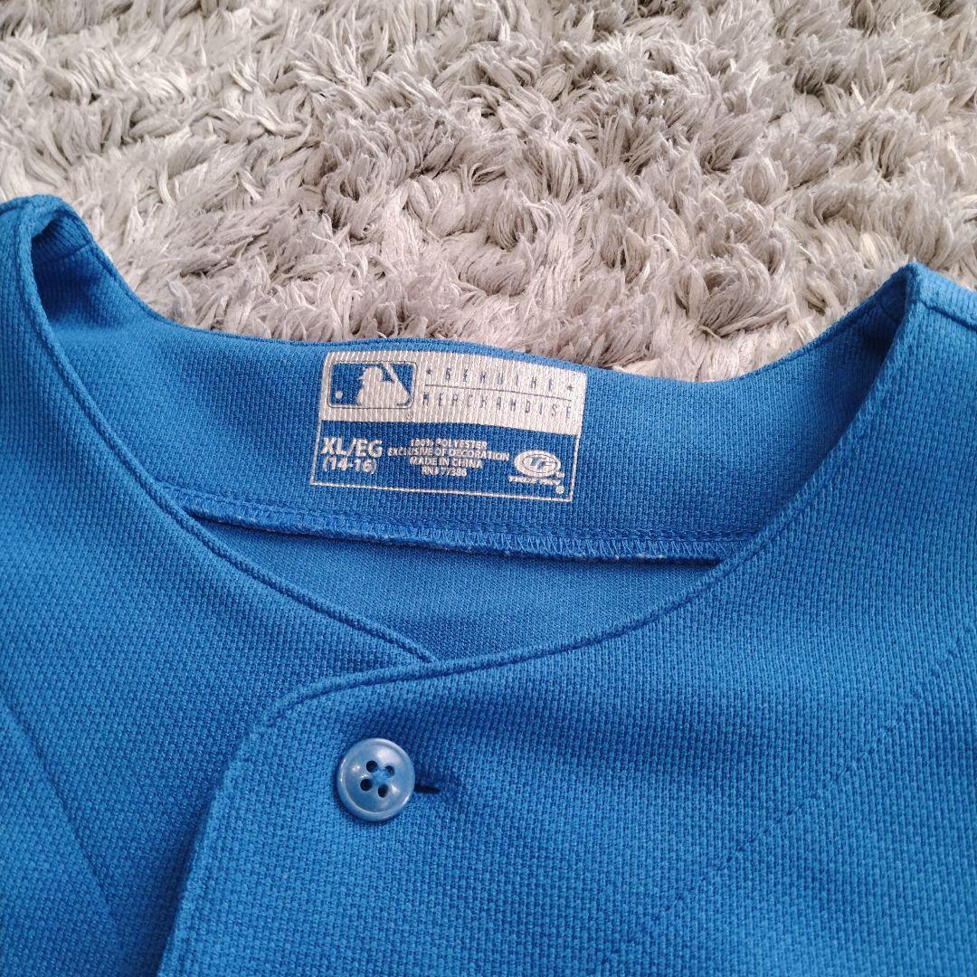 古着　90s　MLB ロサンゼルスドジャース　DODGERS　ベースボールシャツ