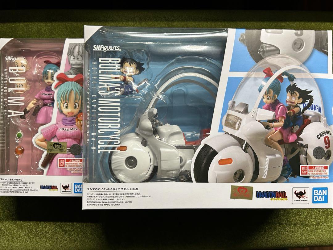 s.h.figuartsブルマのバイクセット 中古ドラゴンボール 画像1