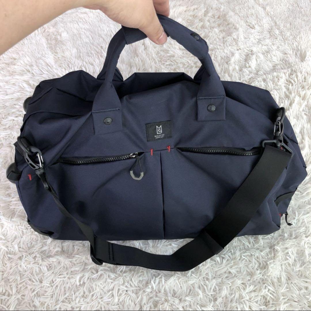 ミレスト　キャリー付きボストンバッグ