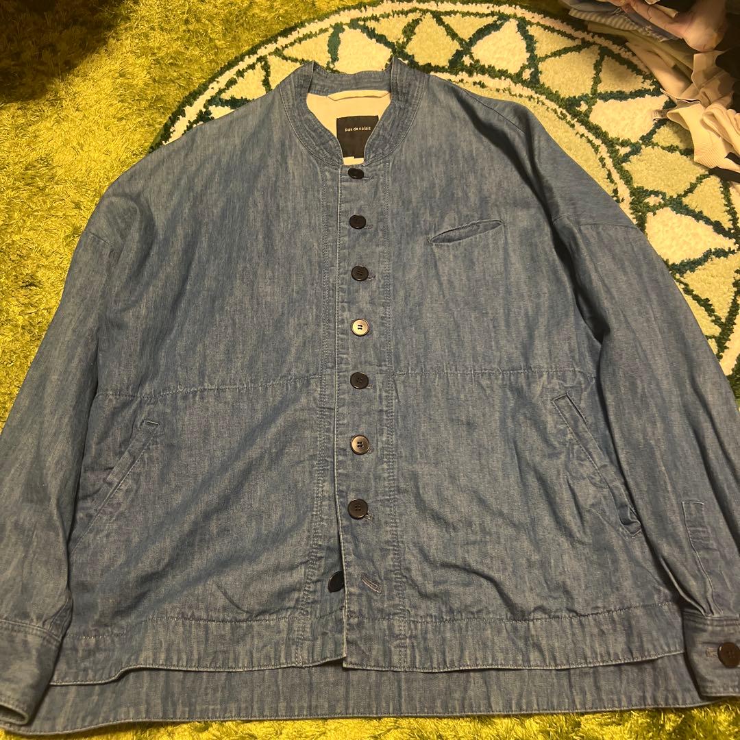 お げ pas de calais デニムジャケット 36FREE SIZE・Pas de calais