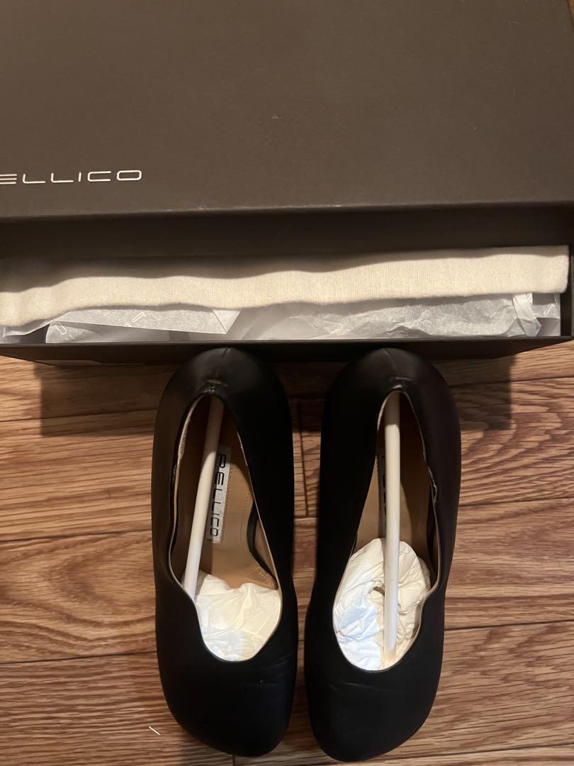PELLICO SQ HEEL パンプス　ブラック