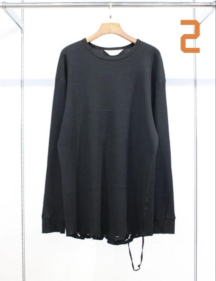 ANCELLM トップス カットソー Tシャツ ブラック ２