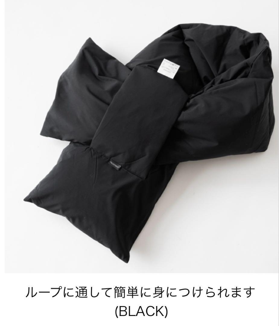 新品未使用DANSKIN 撥水加工ダウンマフラー ブラック