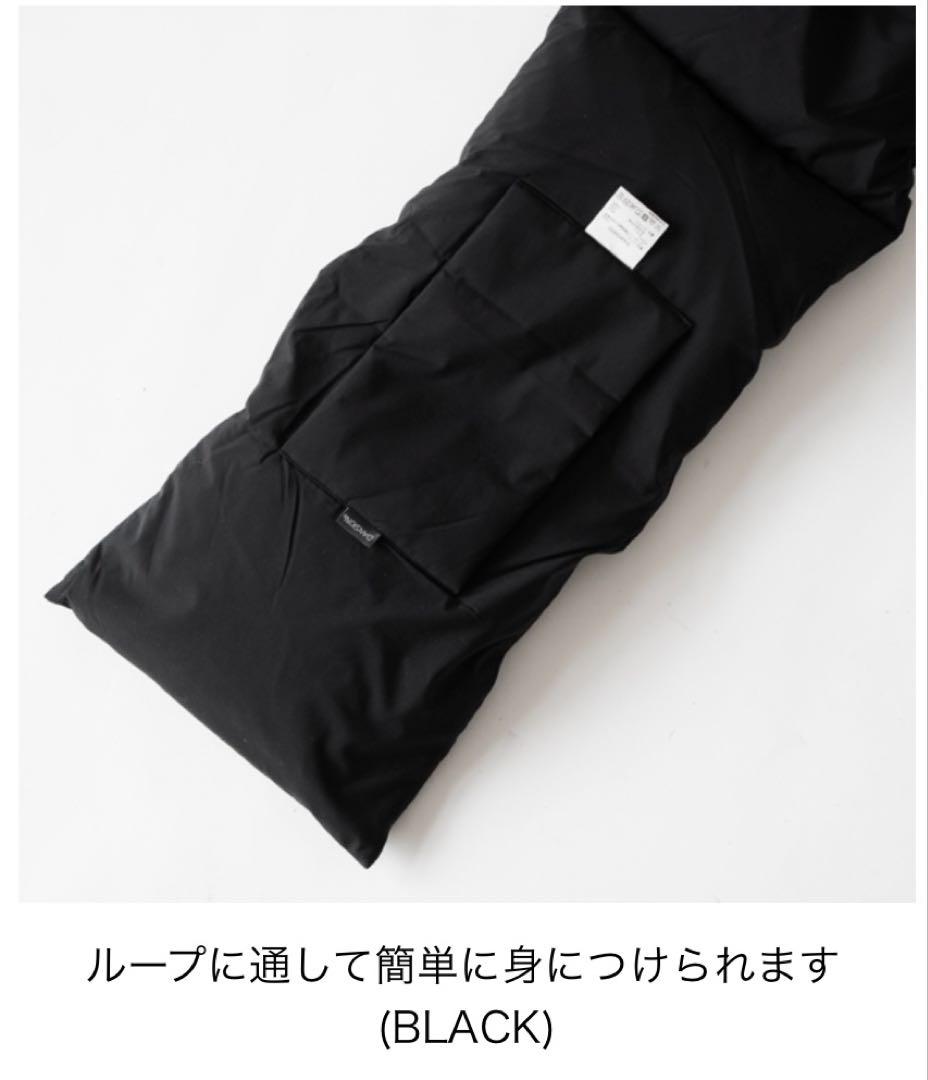 新品未使用DANSKIN 撥水加工ダウンマフラー ブラック