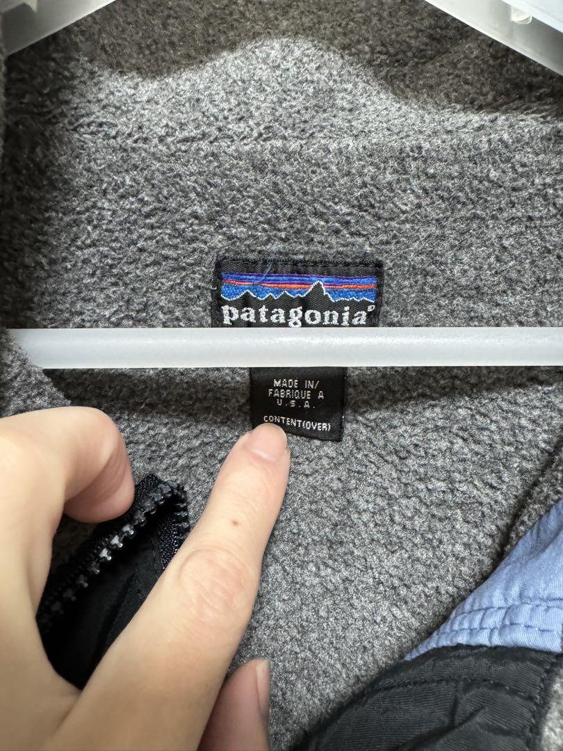 Patagonia シェルドシンチラ USA製 ブラック グレー