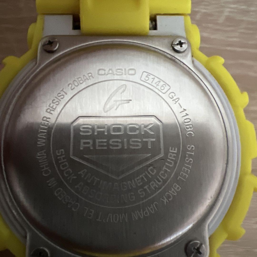 中古G-SHOCK イエローGA110-BC