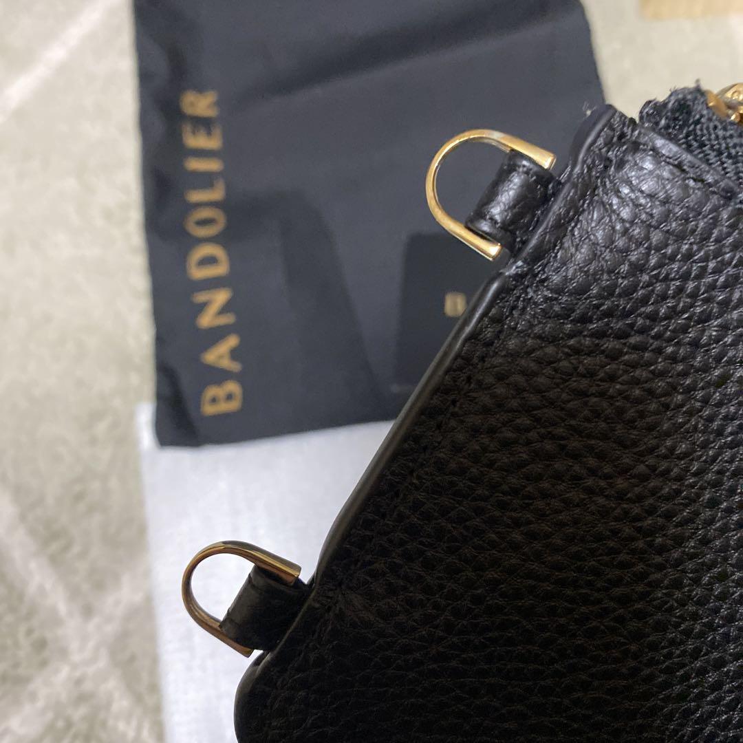 BANDOLIER ブラック レザー ポーチ　　　　　 　　　美品　お値下げ中