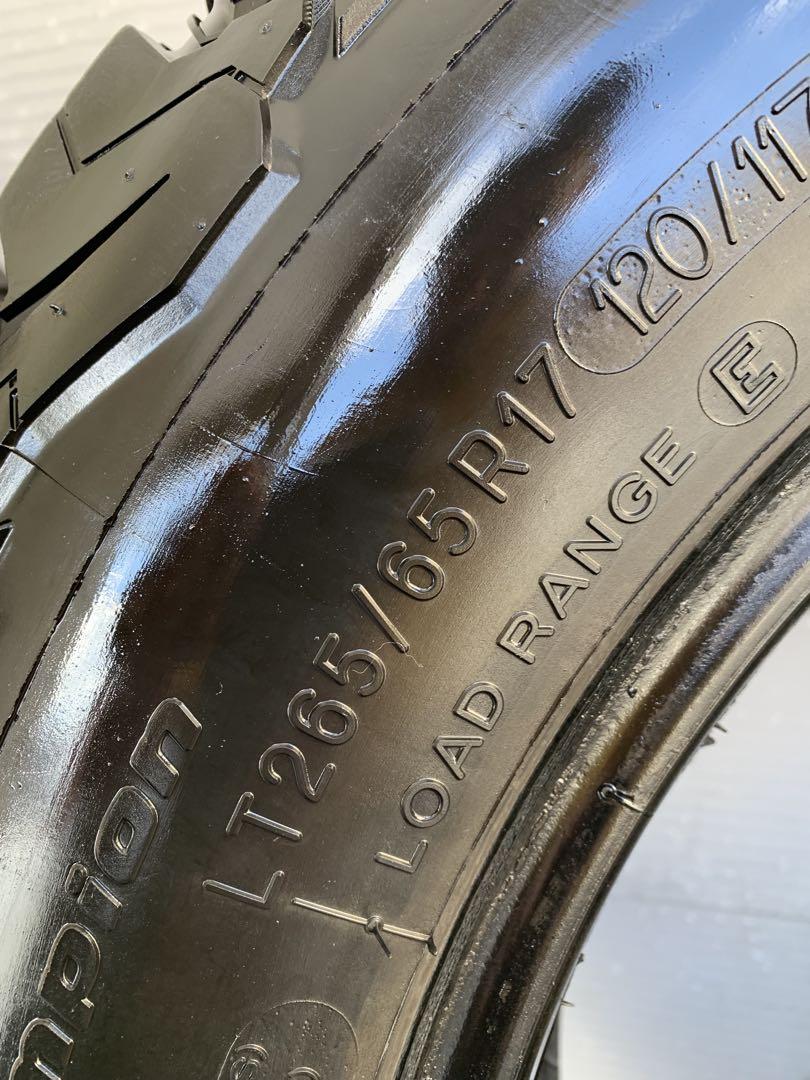 BFGoodrich All-Terrain 20年製265/65/17ランクル