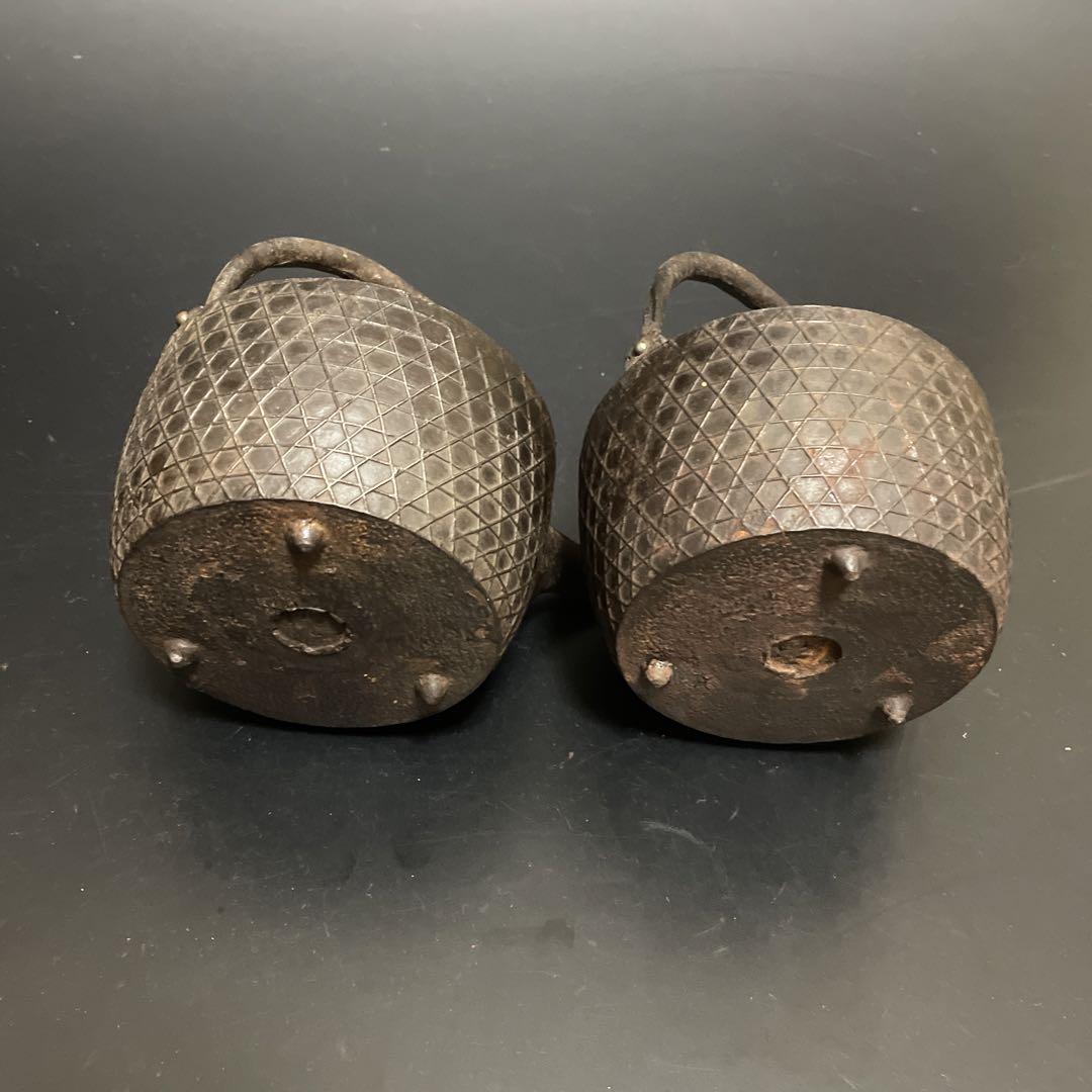 時代物 銚子一対 A 鉄瓶茶道具