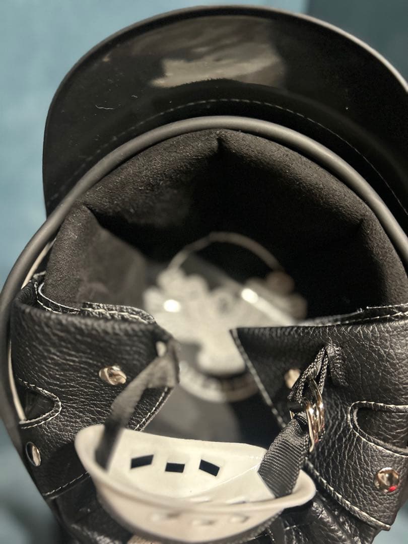 ポリスヘルメット 新品 エイジング加工 ハーレー チョッパー ポリヘル ポリスヘルメット 新品 エイジング加工 ハーレー チョッパー ポリヘル